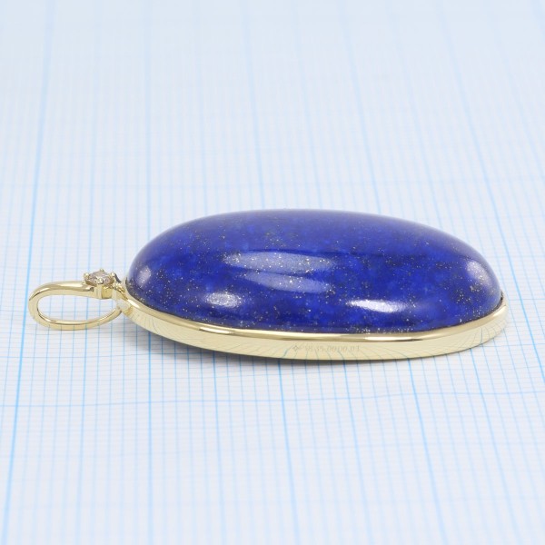 K18YG Lapis Lazuli Pendant Top