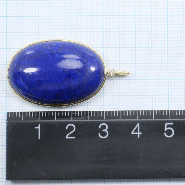 K18YG Lapis Lazuli Pendant Top