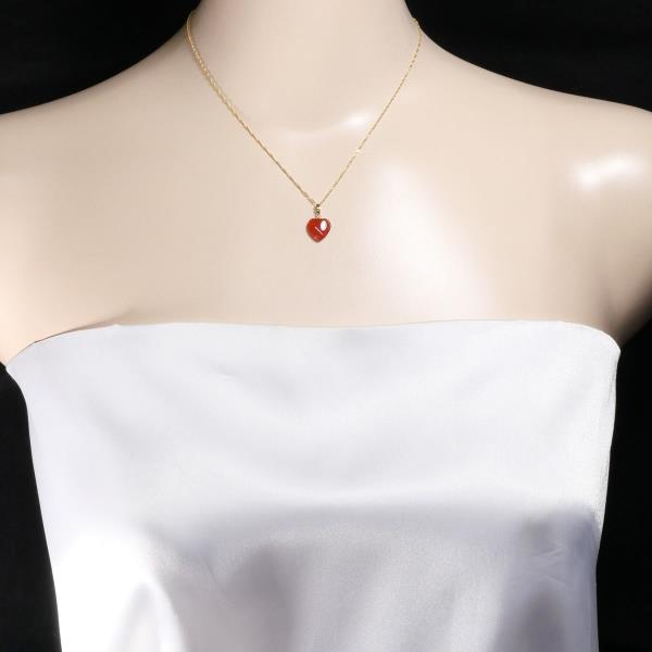 18K Yellow Gold Necklace with Gemstone