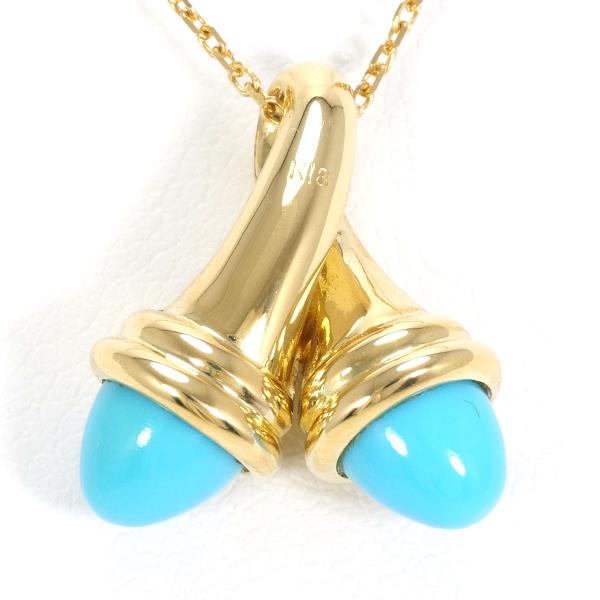 K18 Yellow Gold Turquoise Necklace