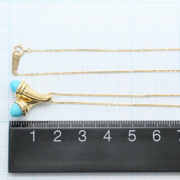 K18 Yellow Gold Turquoise Necklace