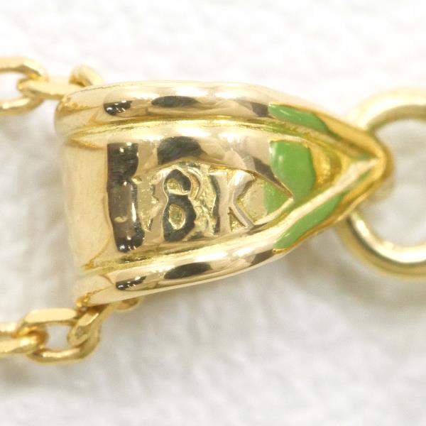 18K Yellow Gold Jade Necklace