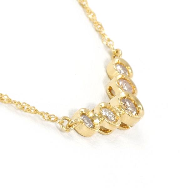 K18 Yellow Gold Brown Diamond Necklace