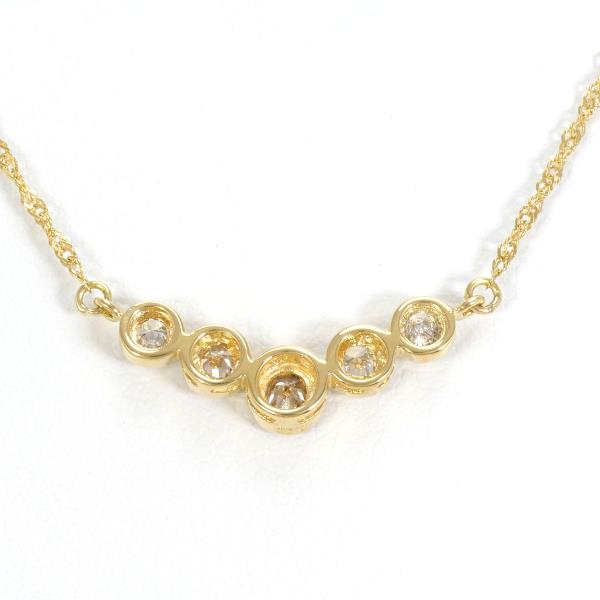 K18 Yellow Gold Brown Diamond Necklace