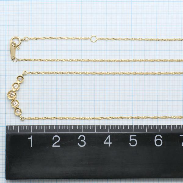 K18 Yellow Gold Brown Diamond Necklace