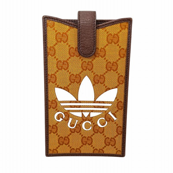 Gucci GG Crystal Canvas Leather Phone Case