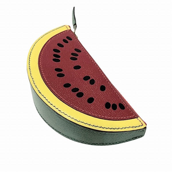 Hermes Fruit Coin Case Watermelon Motif