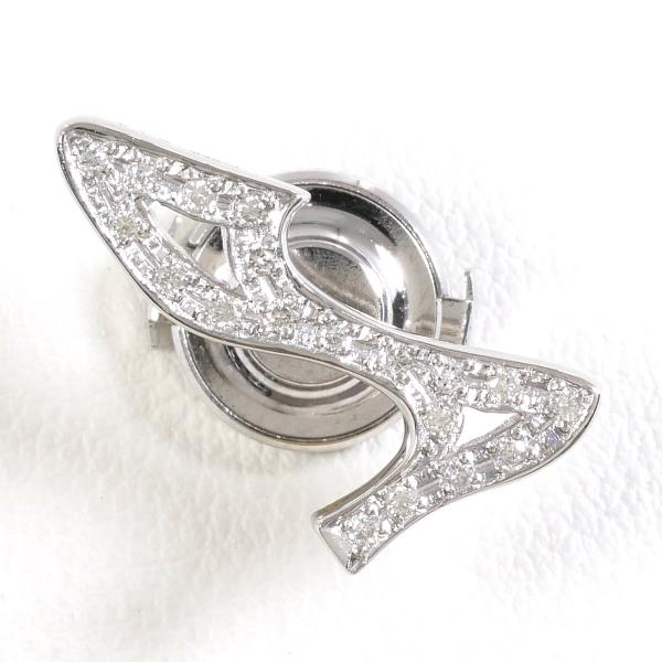 PT900 Platinum Alloy Diamond Pin Brooch