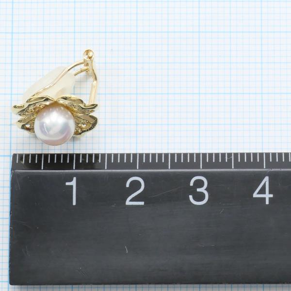 K18 Yellow Gold Pearl Earrings