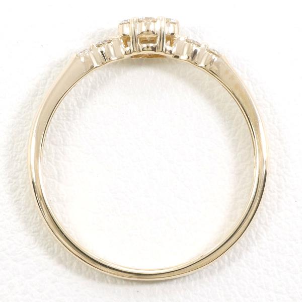 K10 Yellow Gold Diamond Ring 11.5