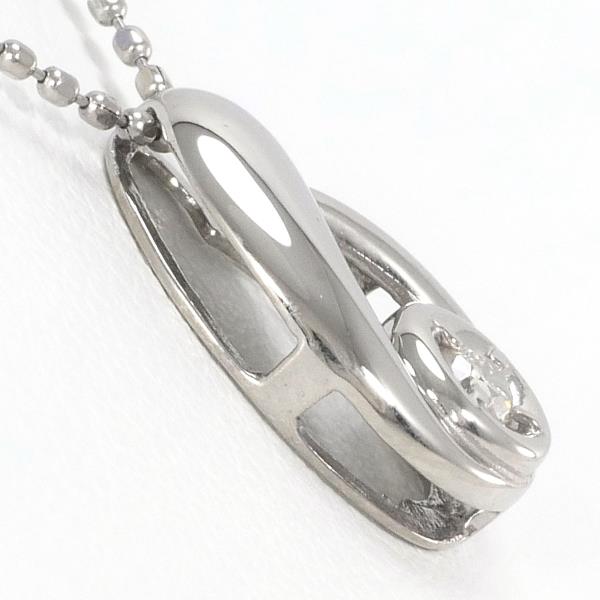 K18 White Gold Diamond Necklace