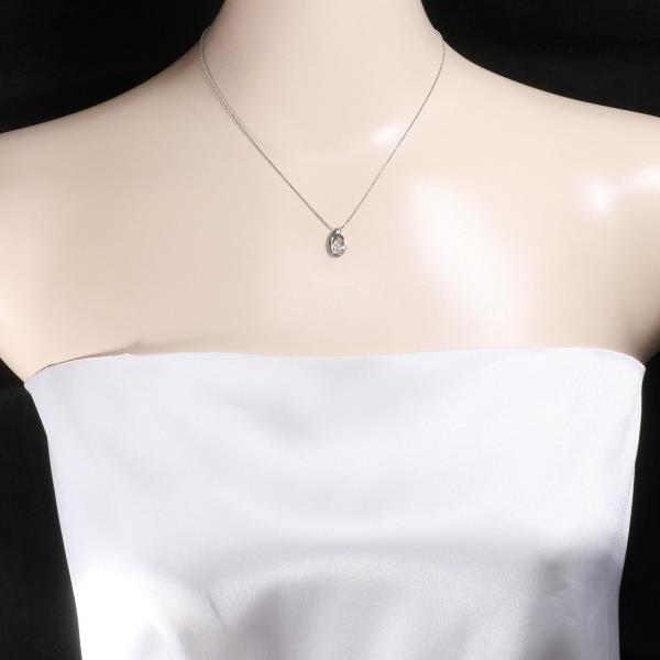 K18 White Gold Diamond Necklace