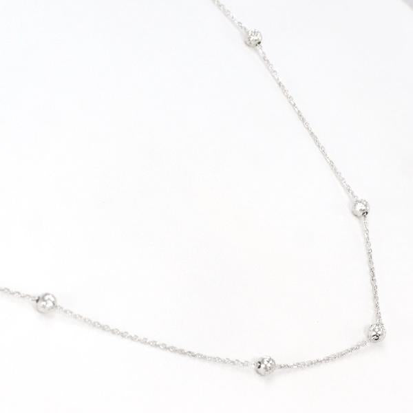 K18 White Gold Necklace 2.3g 55cm