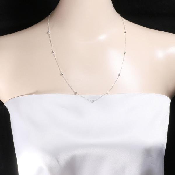 K18 White Gold Necklace 2.3g 55cm