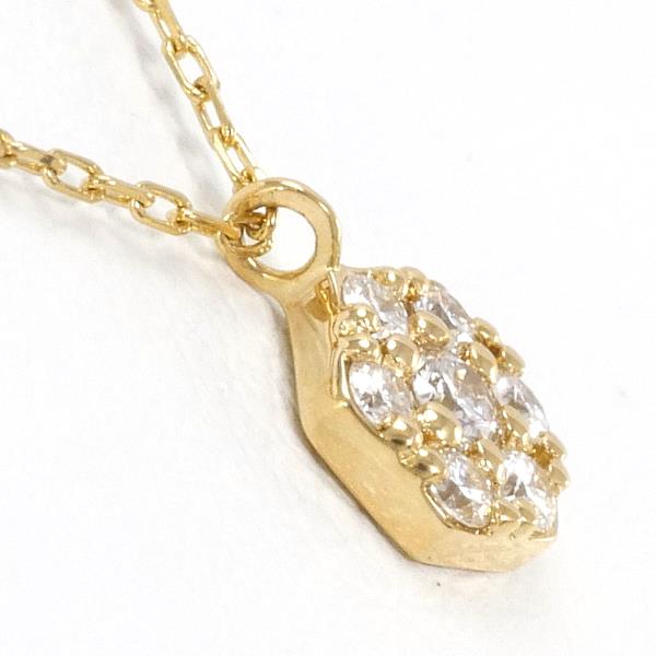 K18YG Yellow Gold Diamond Necklace