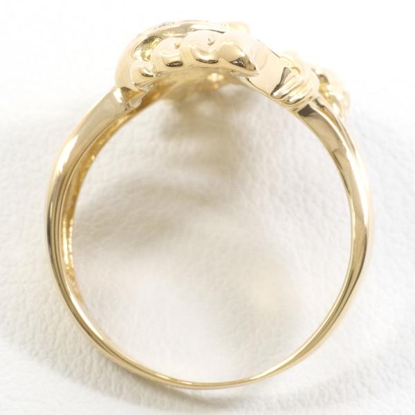 K18 Yellow Gold Diamond Ring 14.5