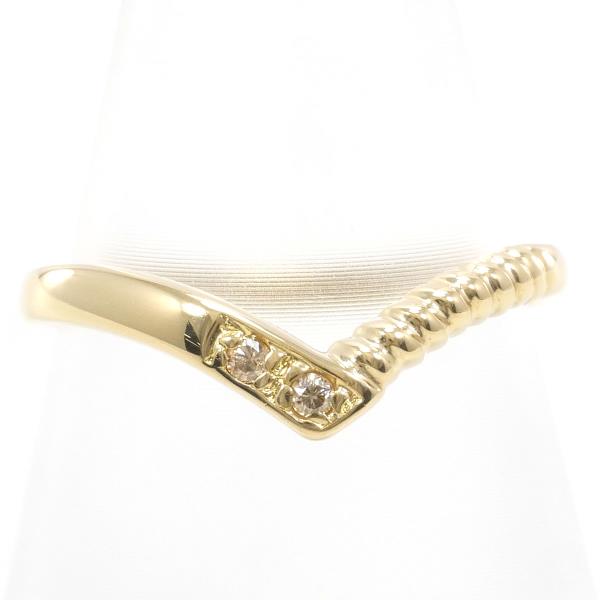 K18 Yellow Gold Brown Diamond Ring