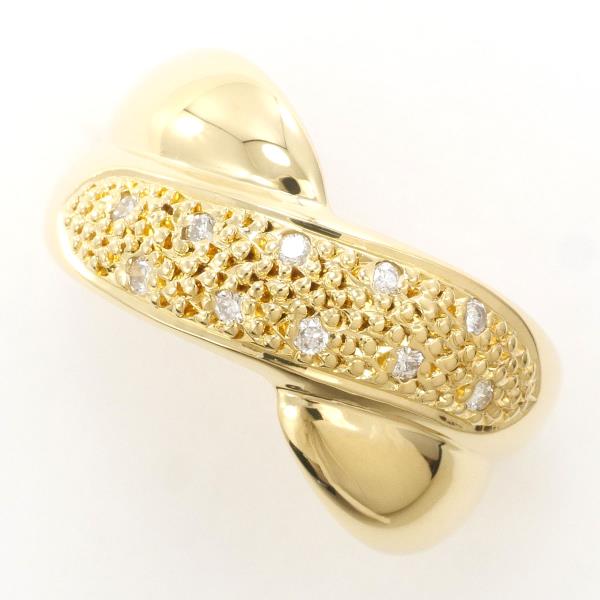 K18 Yellow Gold Diamond Ring