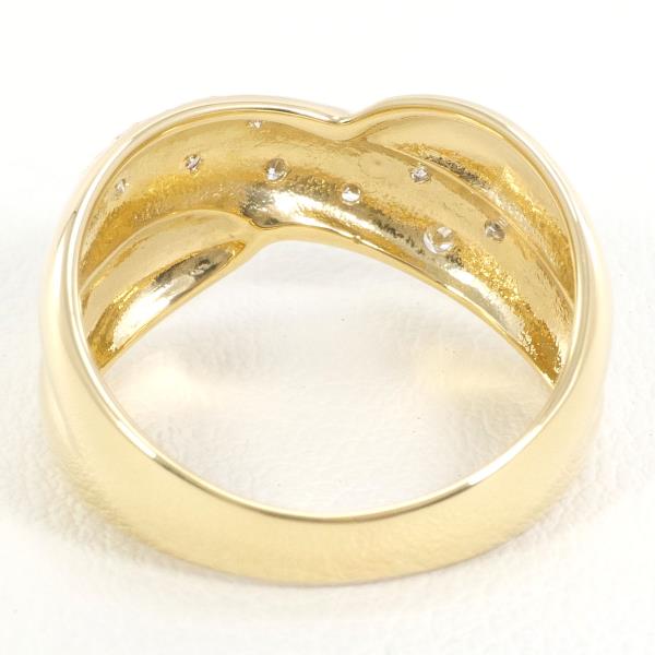 K18 Yellow Gold Diamond Ring