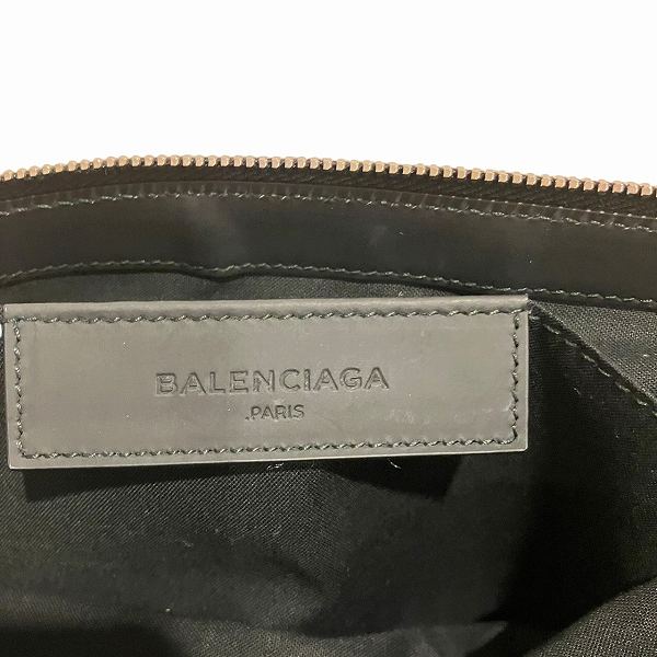 Balenciaga Clip M Leather Clutch 373834