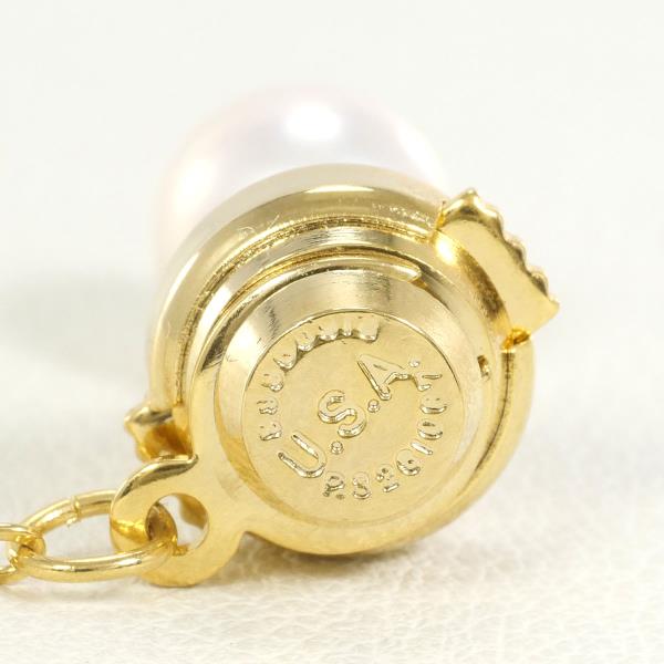 K18 Yellow Gold Pearl Pin Brooch