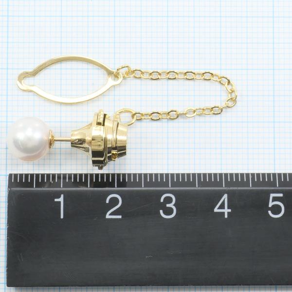 K18 Yellow Gold Pearl Pin Brooch