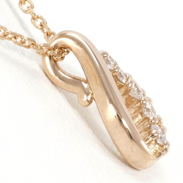 K18PG Pink Gold Diamond Necklace