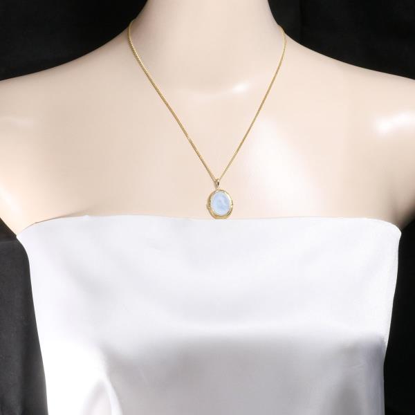 K18 Yellow Gold Stone Cameo Necklace