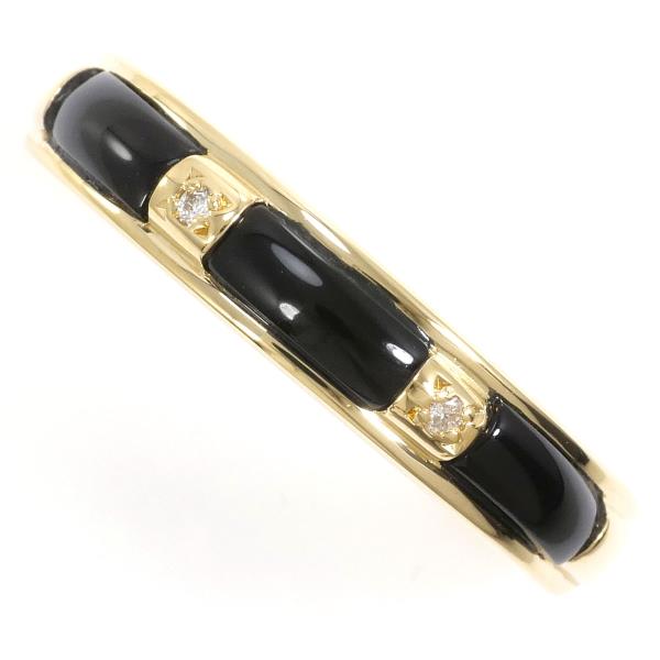 K18 Yellow Gold Onyx Ring 12