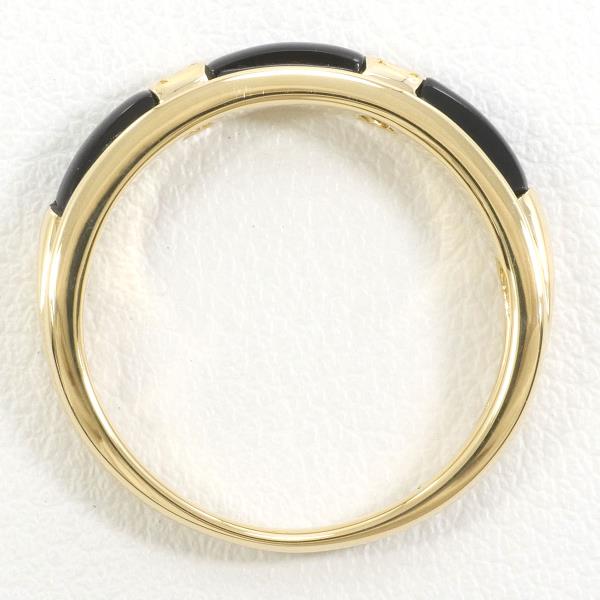 K18 Yellow Gold Onyx Ring 12