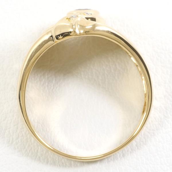 K18 Yellow Gold Diamond Ring 11.5