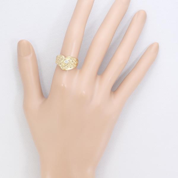 K18 Yellow Gold Diamond Ring 11.5