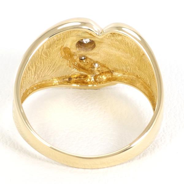 K18 Yellow Gold Diamond Ring 11.5