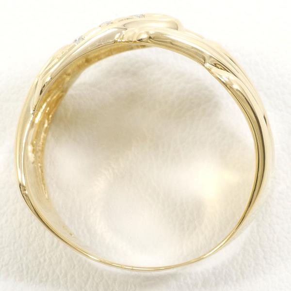 K18 Yellow Gold Diamond Ring 15.5