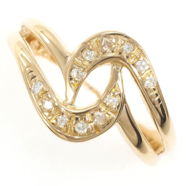 K18 Yellow Gold Diamond Ring 13