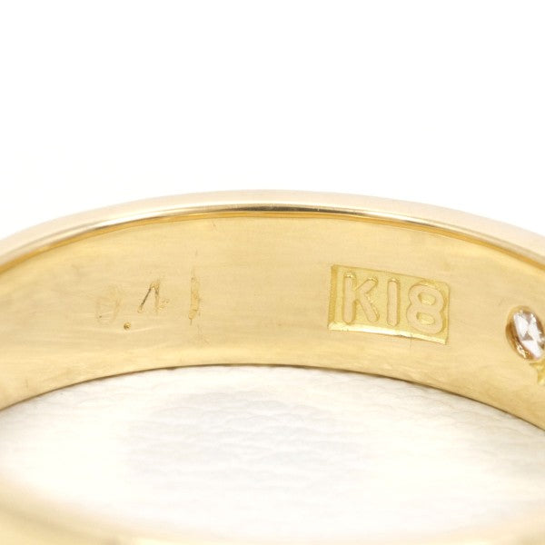 K18 Yellow Gold Diamond Ring