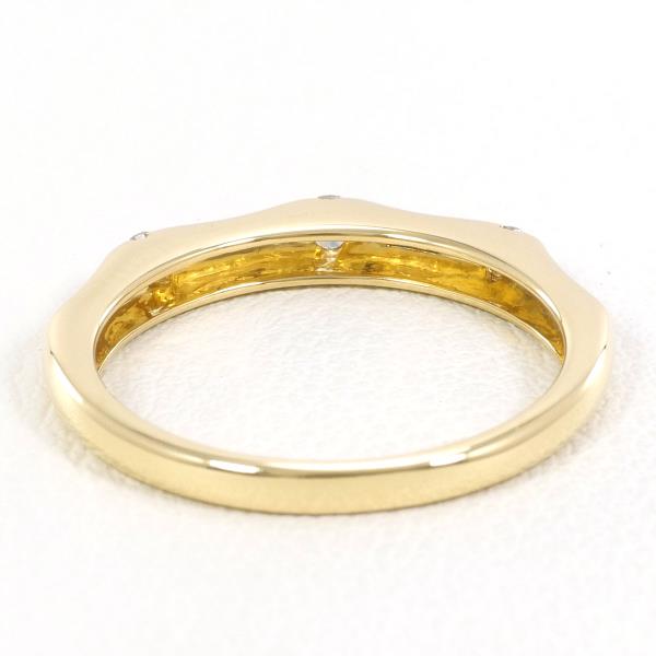 K18 Yellow Gold Diamond Ring 12.5