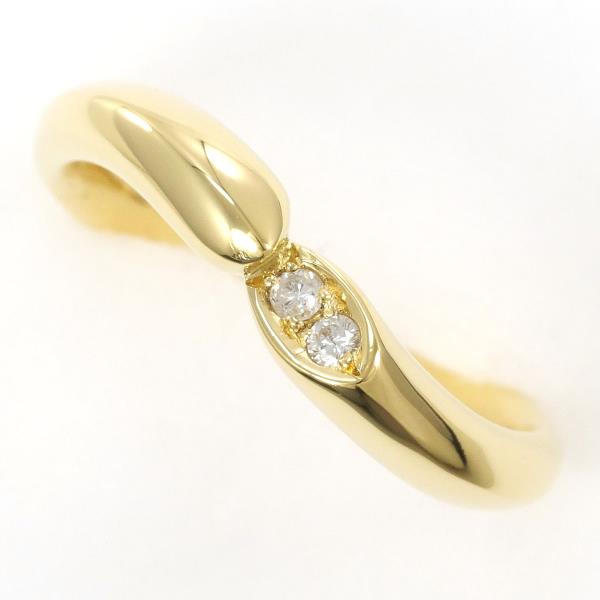 K18 Yellow Gold Diamond Ring