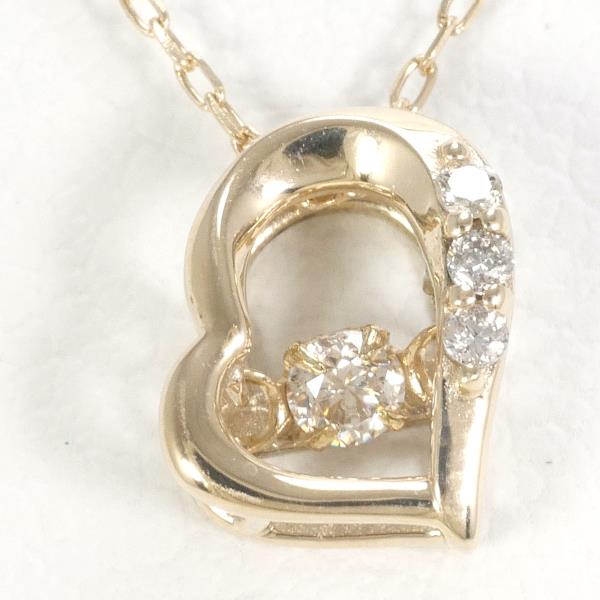 K10 Yellow Gold Diamond Necklace