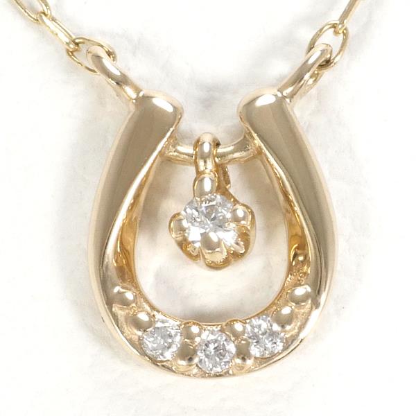 K10 Yellow Gold Diamond Necklace