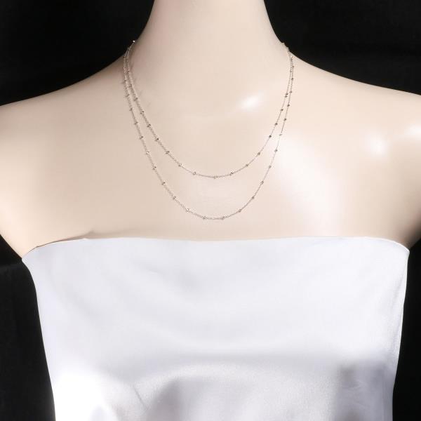 K18 Yellow Gold White Gold Necklace