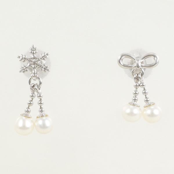 K14 White Gold Pearl Earrings