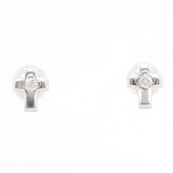 K14 White Gold Diamond Earrings