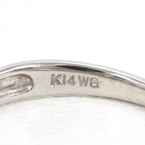 K14 White Gold Diamond Ring