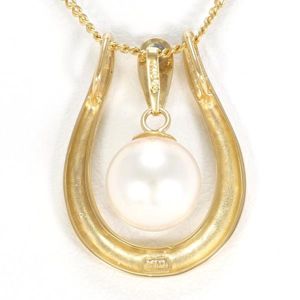 K18 Yellow Gold Pearl Necklace