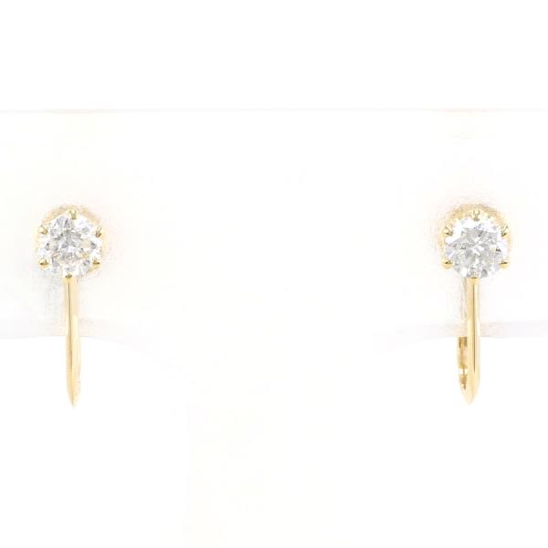 K18 Yellow Gold Diamond Earrings