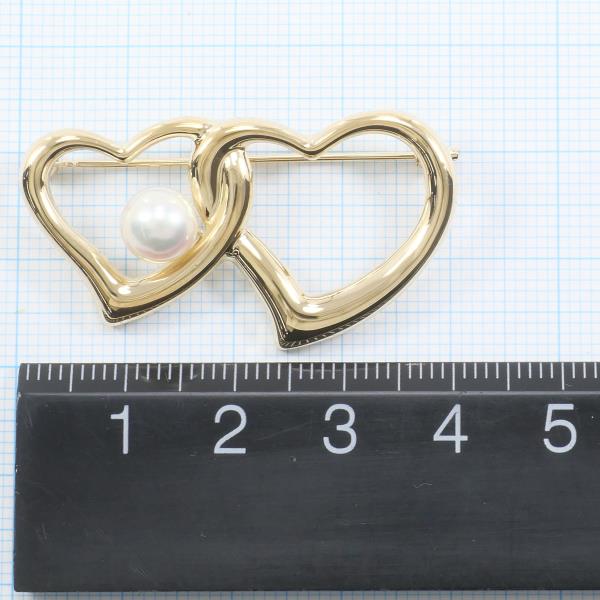 K18 Yellow Gold Pearl Brooch