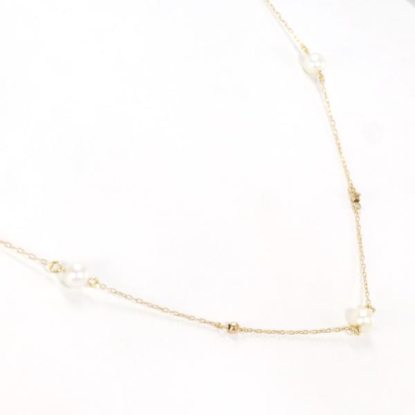 K18 Yellow Gold Pearl Necklace