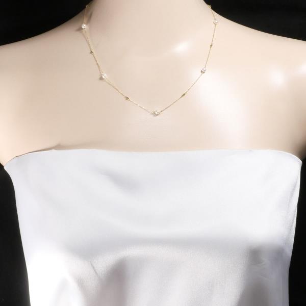 K18 Yellow Gold Pearl Necklace