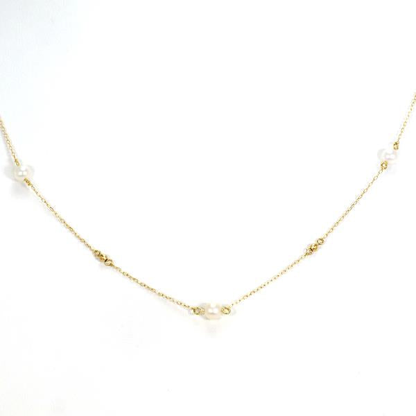 K18 Yellow Gold Pearl Necklace